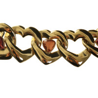 Yves Saint Laurent Heart Necklace with semi-precious stones