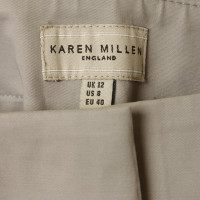 Karen Millen Pantalons jambes larges gris