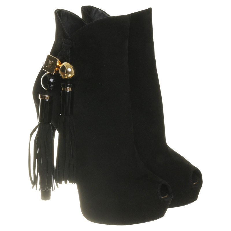 Louis Vuitton Ankle boots with logo-Tasseln