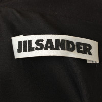 Jil Sander Top in seta con drappeggio