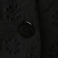 Piu & Piu Cotton Blazer with hole pattern