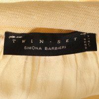 Twin Set Simona Barbieri Maxi-jurk met bloemenprint en rugcollé