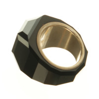 Swarovski Ring with metallic effect