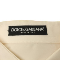 Dolce & Gabbana Silk blouse in cream