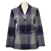 Moschino Checkered wool Blazer