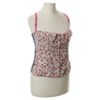 D&G Bustier top with floral print