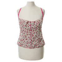 D&G Bustier top with floral print
