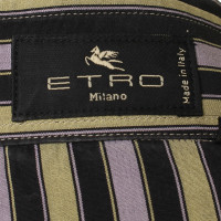 Etro Blouse with vertical stripes