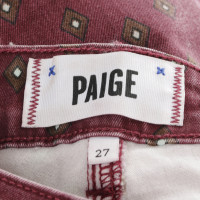 Paige Jeans Jeans' Verdugo ultra Skinny "in rosso scuro