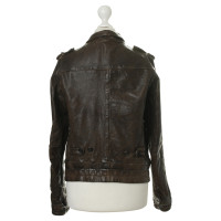 Neil Barrett Leather jacket in Brown