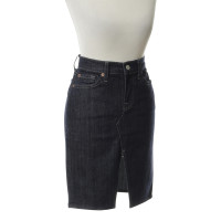 7 For All Mankind Jeans Rok in donkerblauw