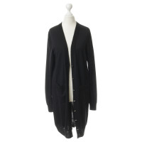 Hermès Manteau tricoté en noir