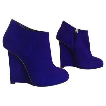Giuseppe Zanotti purple ankle boots