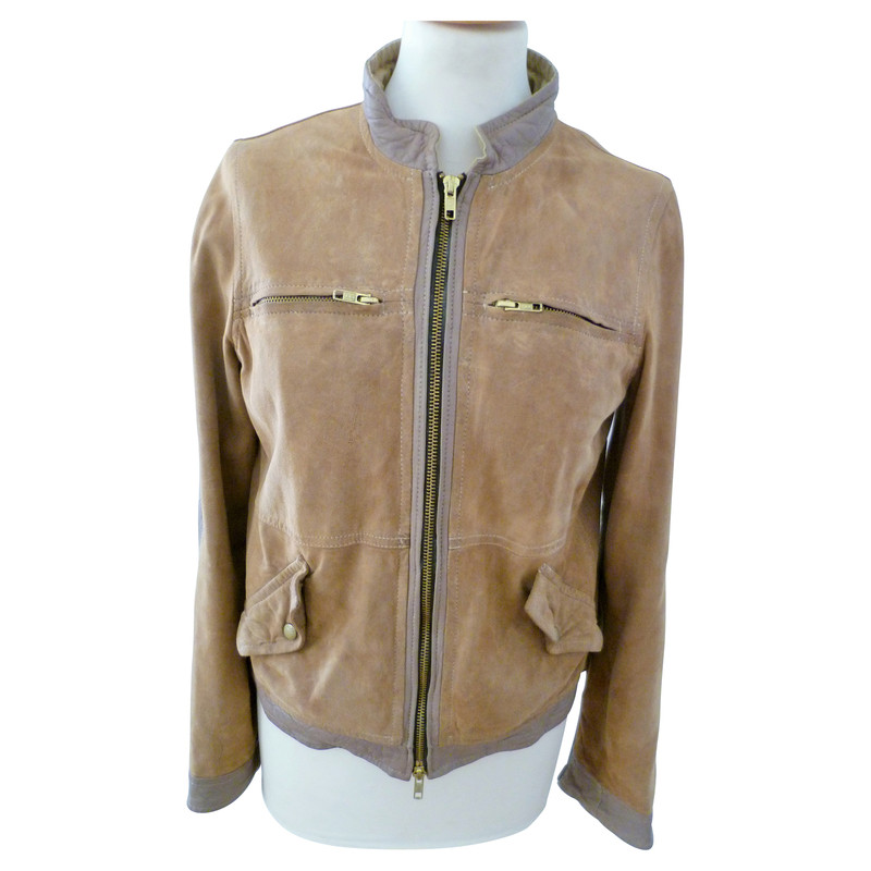 Closed Suede bomber jacket