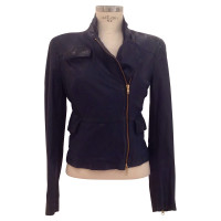 Closed Leather jacket in dark blue 