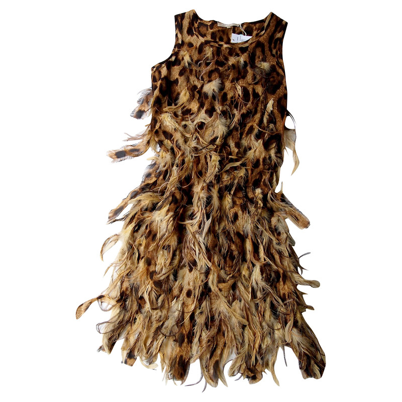 Michael Kors Feather silk dress