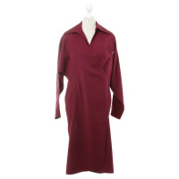 Gianni Versace Dress in Maroon