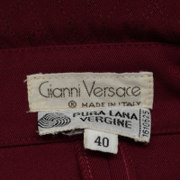 Gianni Versace Dress in Maroon