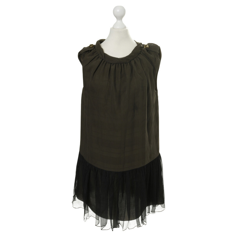 Marc By Marc Jacobs Silk dress with chiffon skirt