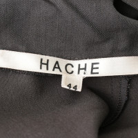 Hache Dress with draped collar