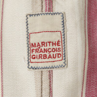 Marithé Et Francois Girbaud Giacca con motivo a strisce