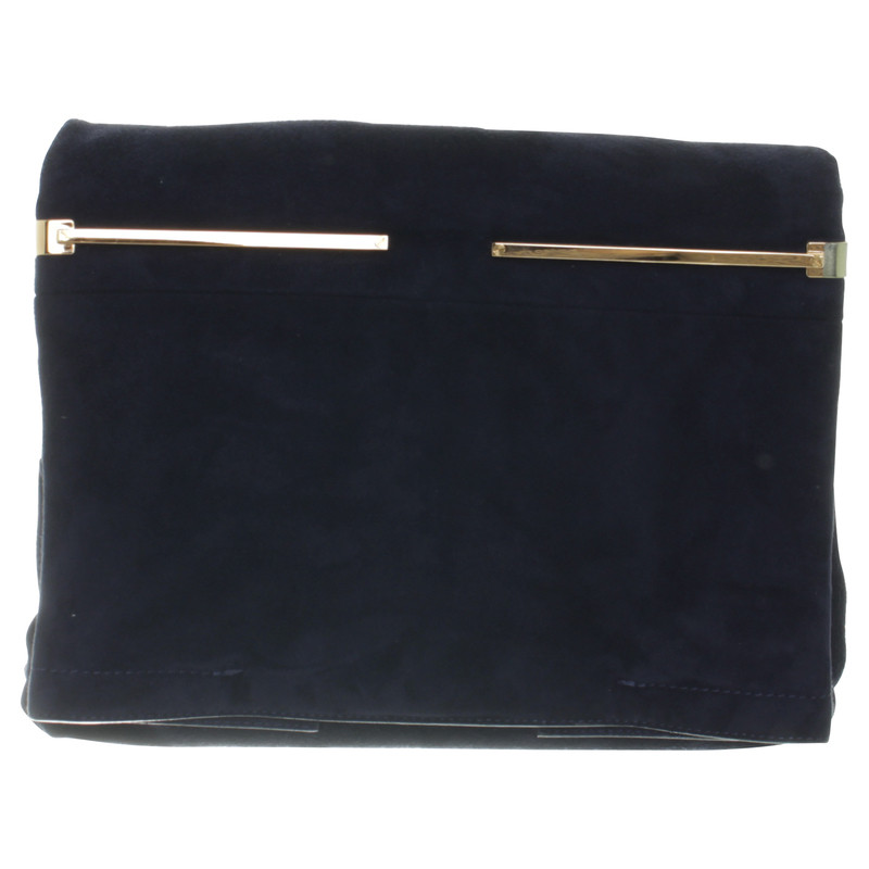 Lanvin Suede leather bag in blue