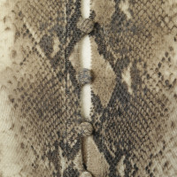 John Galliano Twinset with snake pattern