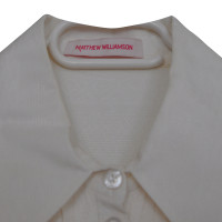 Matthew Williamson camicetta di seta bianca