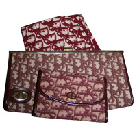 Christian Dior clutch, bag and scarf set 