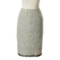 Windsor Silk skirt with gloss effects
