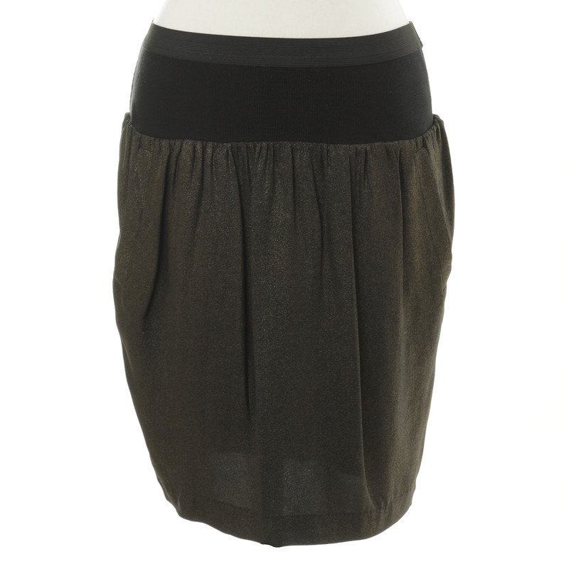 By Malene Birger skirt with gold shimmer