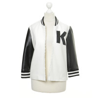 Karl Lagerfeld College jacket in Tweed and leather