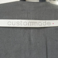 Andere merken Custommade - lederen jas in blauw-grijs