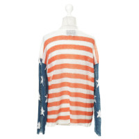 Wildfox Sweater with a U.S. flag motif