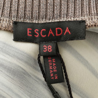 Escada Top in seta a righe