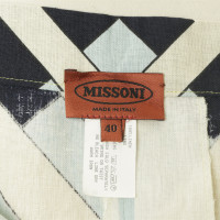 Missoni Linen skirt with graphical pattern