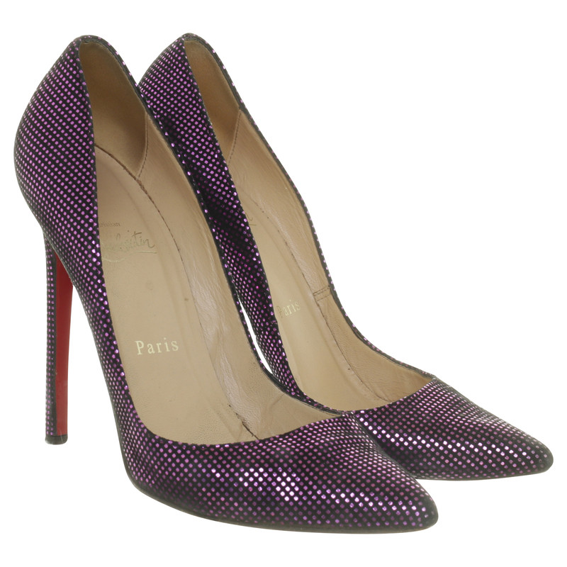 Christian Louboutin "Metal Lamee Pigalle" 