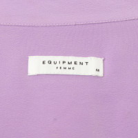 Equipment Zijde blouse in paars