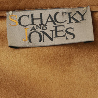 Schacky & Jones Robe en cuir avec trois couleurs