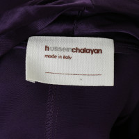 Hussein Chalayan Satin jumpsuit in purple