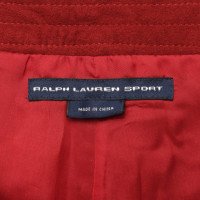 Ralph Lauren Suede pants in red