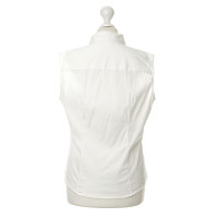 Prada Mouwloos blouse in wit