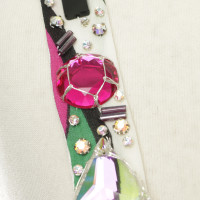 Emilio Pucci Silk top with gemstones