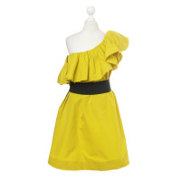Lanvin For H&M Une épaule robe en jaune