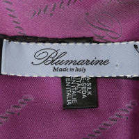 Blumarine Scarf with logo print