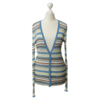 Missoni Cardigan with ribbed look and stripes