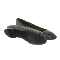 Chanel Ballerinas in black-silver