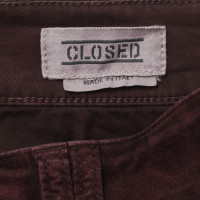 Closed Hose aus Baumwoll-Samt