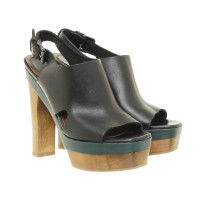 Marni For H&M Platform sandaal met hout hiel