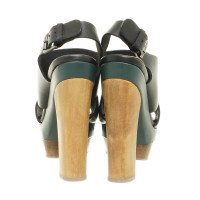Marni For H&M Plateausandalette mit Holzabsatz